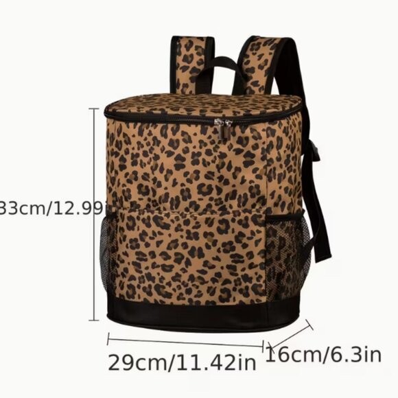No Name Brand Handbags - 30 Can Capacity Insulated Backpack Cooler - Portable Soft-Sided Refrigerator Bag